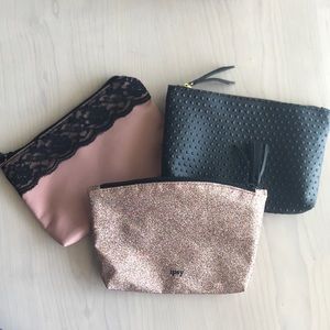 Ipsy Makeup mini Bags 3 bundle